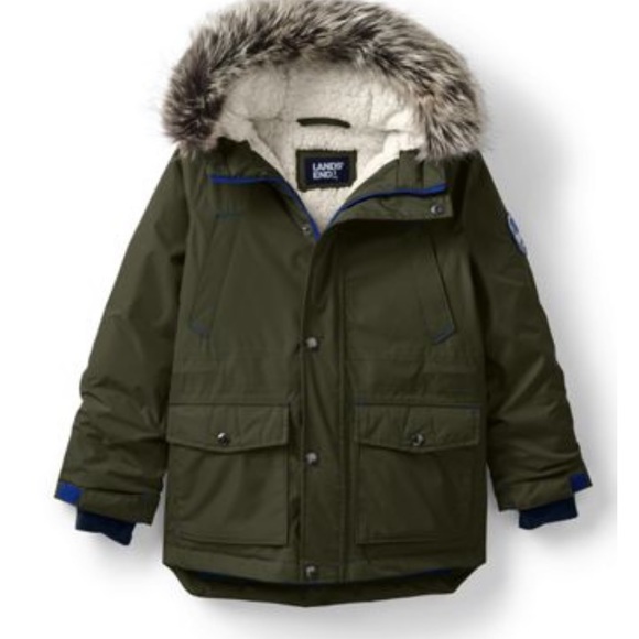 Lands End Boys Expedition Down Winter Parka